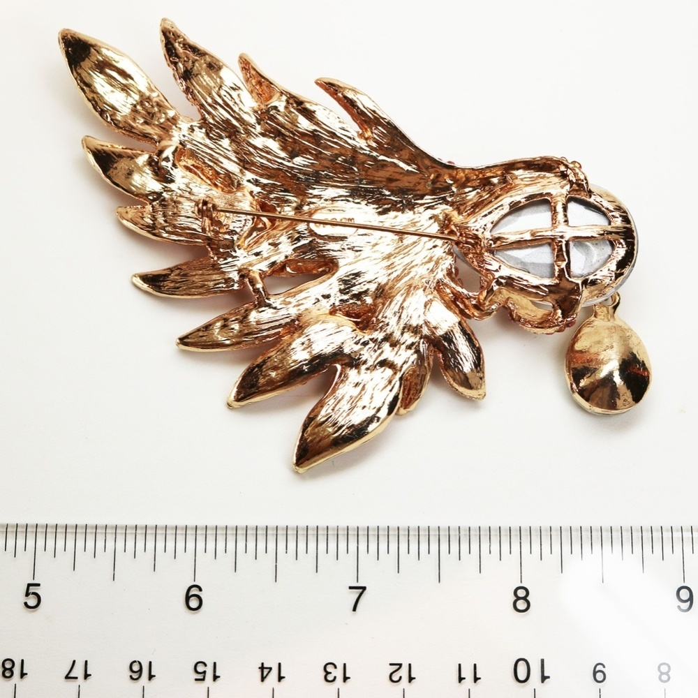 PINK CRYSTAL Brooch ~ Elegant SWAROVSKI Crystals - Picture 5 of 5